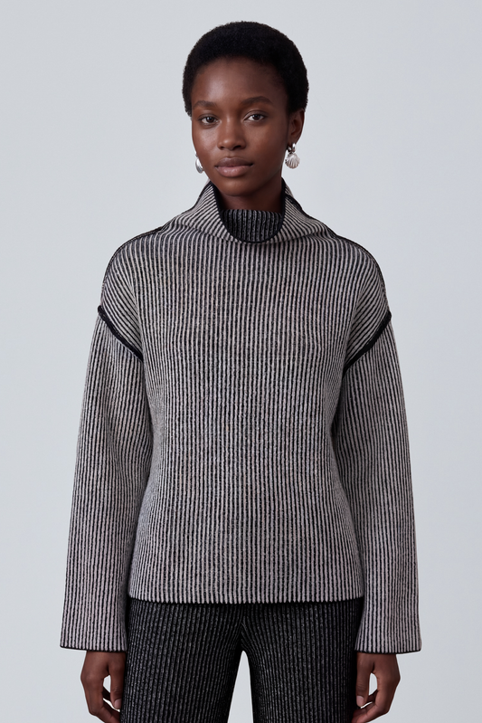 Plated High Neck Jumper (double sided)