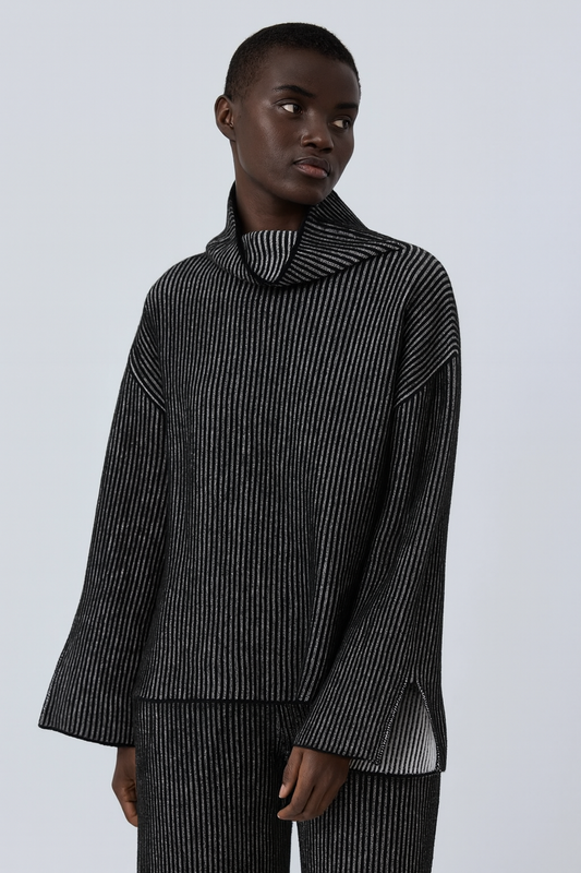 Plated High Neck Jumper (double sided)