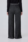 Plated Knit Trousers