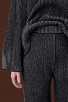 Plated Knit Trousers