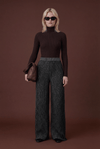 Plated Knit Trousers